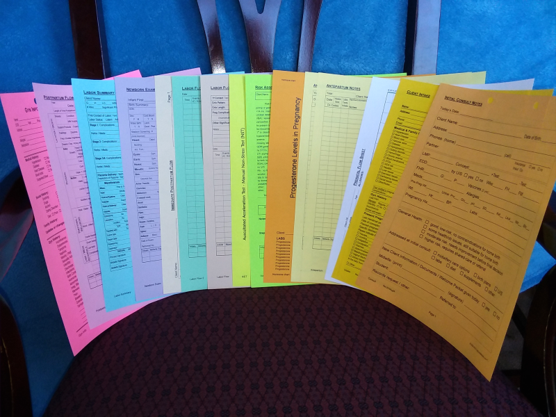 maternity care charts midwife ob